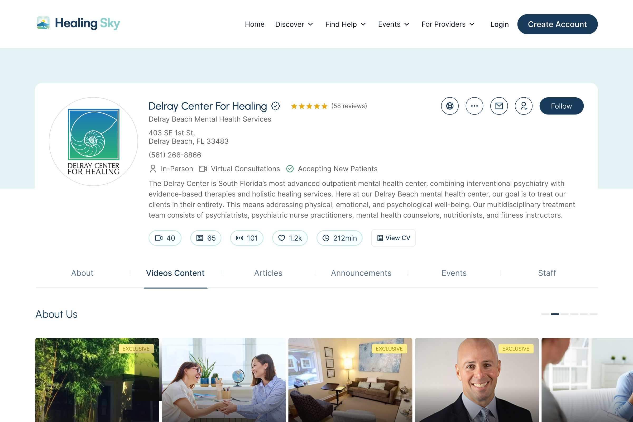 Reviews and Professional Community
