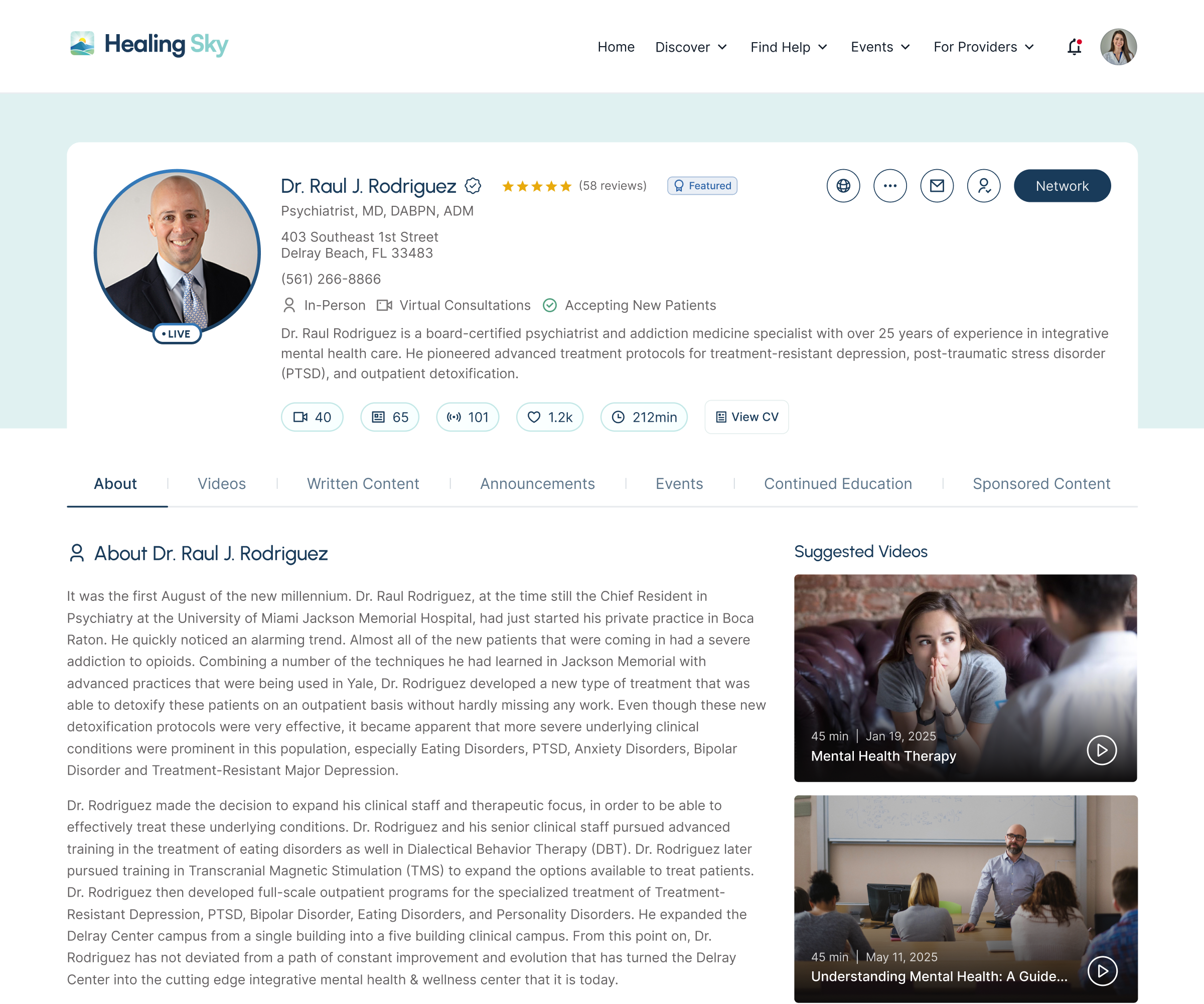 Provider Profile